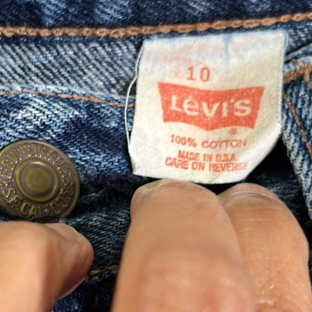 Levi's High Waisted Jeans Women Size 10‎  Vintage Orange Tab USA